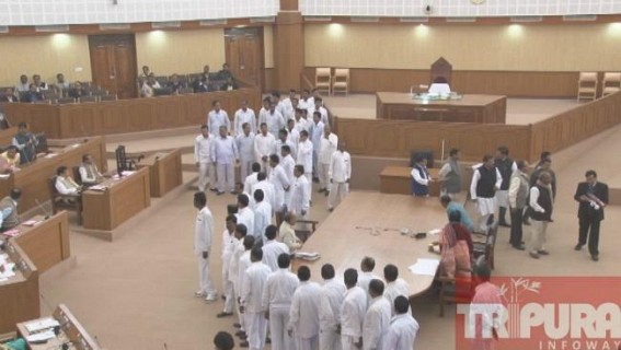Tripura Assembly session: Opposition once again raised the issue of expelled MLA Manoranjan Acharjee